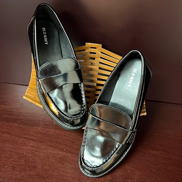Chunky Heeled Platform Loafers Y2K 90’s Preppy Women’s Size 7 - Picture 1 of 12